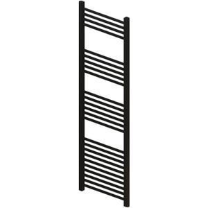 Radiator bws wingrave 160x50 cm mat zwart zij-onderaansluiting