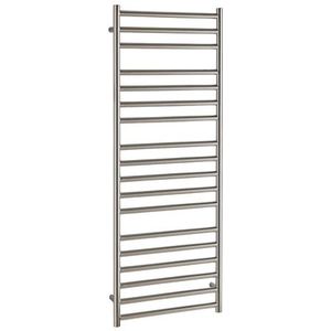 EH Design Radiator Athena 50x140 cm Geborsteld RVS