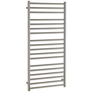EH Design Radiator Athena 60x140 cm Geborsteld RVS