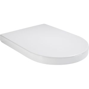 Toiletzitting Aqua Splash Vesta Soft-close Tbv Wandcloset 52cm Mat Wit