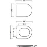 Closetzitting globo specials softclose wit