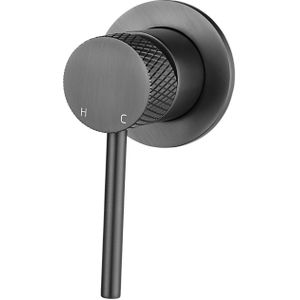 Mengkraan inbouw bws ridged zonder uitloop gunmetal