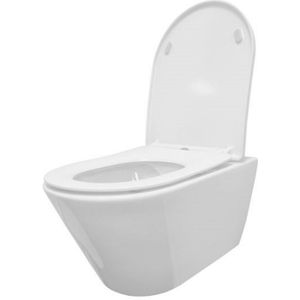 Boss & Wessing - Tia - Wandcloset - Glans Wit - Softclose Rimless