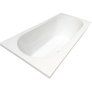 Ligbad Inbouw BWS Puerto 180x80x50 Acryl Mat Wit