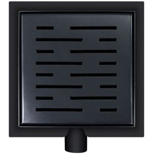 Boss & Wessing - Pozo - Doucheput - Mat Zwart - RVS - 20 cm