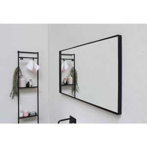 Badkamerspiegel BWS Salt 48x60 cm Zwart