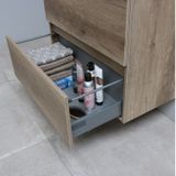 Badmeubelset Aquasplash Salt 120x46cm Greeploos 4 Lades Met Wastafel Hardsteen Scotch Oak Aquasplash