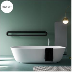 Designradiator Instamat Tubone-H 21x150x22cm Incl. Aansluitset Wit