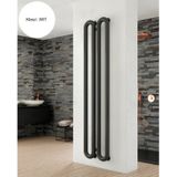 Designradiator instamat tubone-v 200x44x14 cm incl. Aansluitset wit