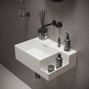 Ideavit - Soliddual - Fontein - Mat Wit - Solid Surface