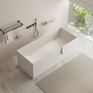 Ligbad - Vrijstaand - Solid Surface - Mat Wit - 170x72x55 cm