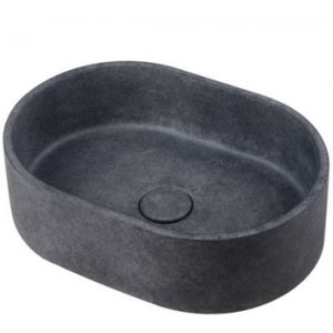 Waskom Ideavit Idea.Rock 40x28x12 cm Ovaal Beton Donker Grijs