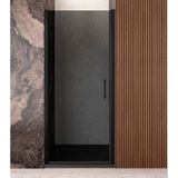 Nisdeur lacus giglio evo 1 klapdeur 95x200 cm rookglas zwart