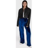 Alix The Label Faux leather blouse -