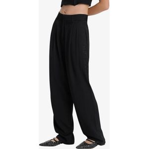 Alix The Label - Flowy Twill Pants - Zwart - Twill