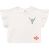 Alix the Label - T-shirt - Ecru - Korte Mouwen