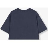 Alix The Label - Grijs Flowy Cropped T-shirt voor Dames