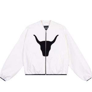 Alix The Label - Dames Bull Bomber Jas - Gebroken Wit