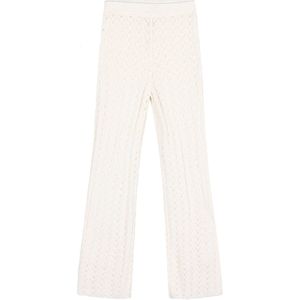 ALIX The Label Broek - Ajour Pants - Kleur Ecru