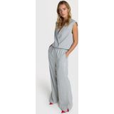 Alix the Label - PINSTRIPE PANTS - Grijs - Broek - Wide Leg - Regular Waist