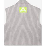 Alix the Label - Pinstripe Gilet - Grijs - Polyester