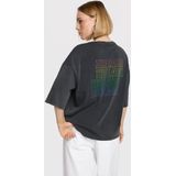 Alix The Label - T-shirt - Grijs - Ronde Hals