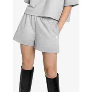 Alix The Label - Korte Broek - Lichtgrijs Melange - Sweatstof