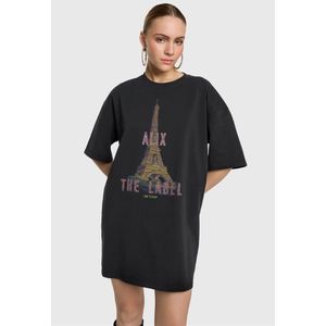 Alix The Label - T-shirt Dress - Antraciet - 100% Katoen