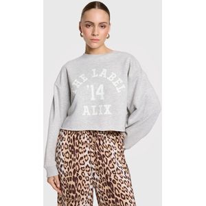 Alix the Label - Soft Sweater - Sweatshirt - Grijs - Katoenmix
