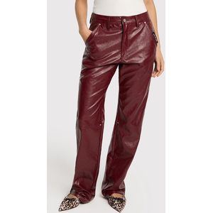 Alix The Label - FAUX LEATHER - Broek - Bordeaux