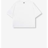 Alix The Label - Ladies Knitted Basic - T-shirt - Wit - Katoen