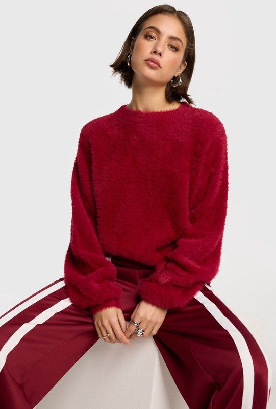 Alix the Label - Mohair Pullover - Bordeaux - Vesten