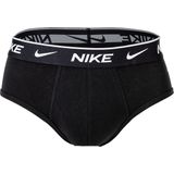 NIKE Underwear Slip Brief 3PK - Black - 95% Katoen - Elastische Band