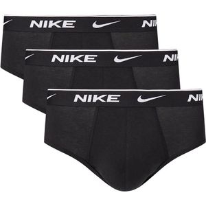 NIKE Underwear Slip Brief 3PK - Black - 95% Katoen - Elastische Band