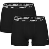 Nike - Eday Trunk Boxers - Zwart - Set van 2 - Katoen en Elastaan