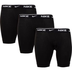 NIKE Boxershorts - 3-Pack - Zwart - Katoen - Ademend