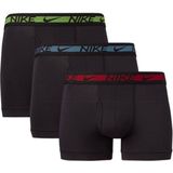 Nike - Boxer Shorts - Zwart - Polyester/Elastaan - Driekpack