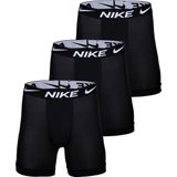 Nike - Dri-FIT Ultra Stretch Micro Boxershort - Zwart/Wit - 3-Pack - Gerecycled Polyester