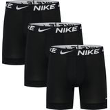 Nike - Dri-fit Essential - Boxershorts - 3 Eenheden - Zwart - Katoen