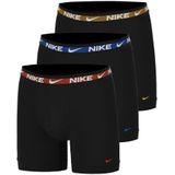 Nike Ultra Stretch Micro Boxer Brief Short 3er Pack Herren in schwarz, Größe: S