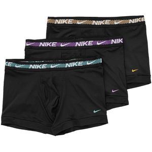 Nike - Heren Tri-Pack Boxershorts - Zwart - 12% Elastaan 88% Polyester