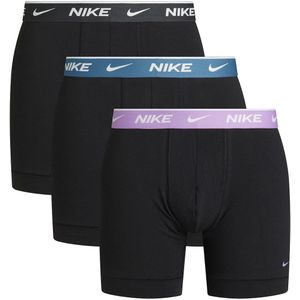 Boxershorts mit elastischem Label-Bund Modell 'E-DAY' im 3er-Pack