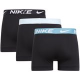 Nike - 0000KE1156 - Boxershorts - Zwart - Synthetisch - 3 Eenheden