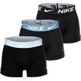 Nike - 0000KE1156 - Boxershorts - Zwart - Synthetisch - 3 Eenheden