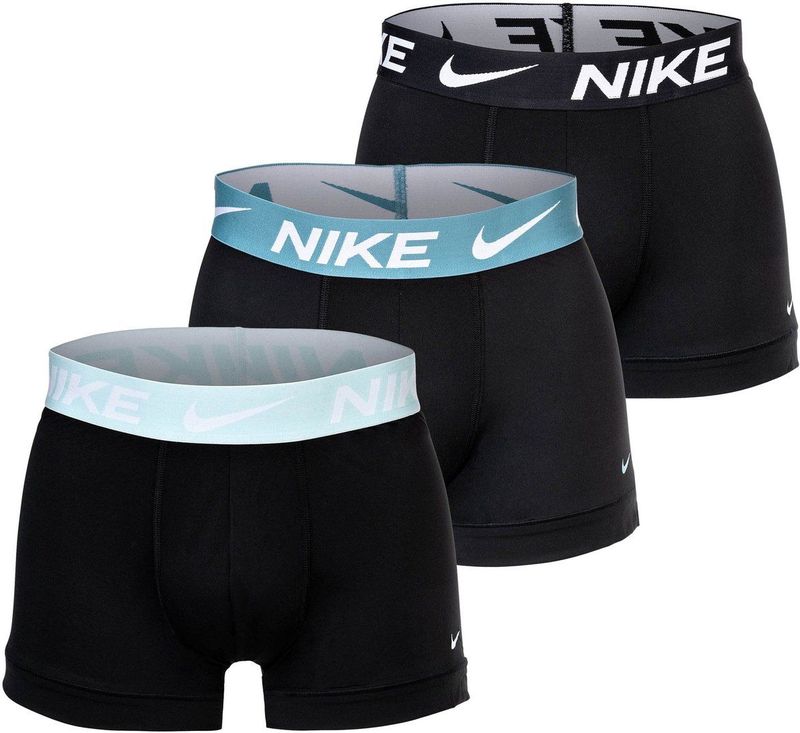 Nike - 0000KE1156 - Boxershorts - Zwart - Synthetisch - 3 Eenheden