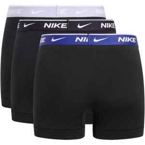 Nike - Trunk 3PK - Ondergoed - Zwart - Hydrangeas/Deep Night