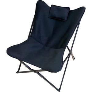 Human Comfort ACLOU BUTTERFLY CHAIR (ZWART) - Vouwstoel - Donkerblauw