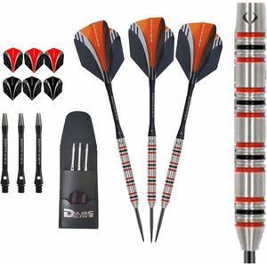 ABC Darts Unisex Adult 19020727 Darts, zwart, oranje, zilver, 27