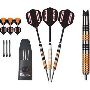 ABC Darts Unisex Adult 19020929 Darts, zwart, oranje, zilver, 29