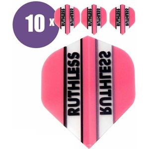 ABC Darts - Dart Flights - Ruthless Classic Roze - 10 sets (30 stuks)
